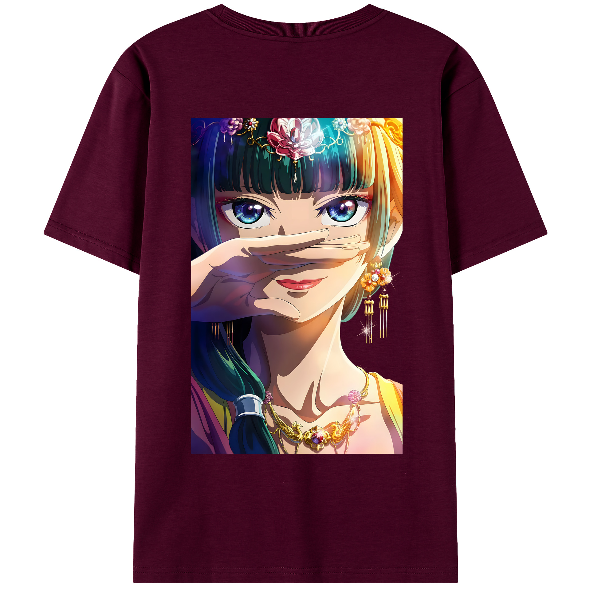 （画像用） 薬屋のひとりごと The Apothecary Diaries レディース半袖Tシャツ(バックプリント)